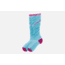 Brooks Fanatic Compression Sock, Turquoise/Fuschia, Turquoise/Fuschia, Large 741546-Turquoise/Fuschia-L