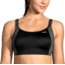 Brooks Moving Comfort Fiona Bra - Women's, Black/Asphalt, 32-D, 350064019.0321D