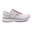Brooks Ghost 12 Road Running Shoe - Womens, White/Grey/Hollyhock, Medium, 5.0, 1203051B186.050
