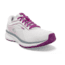 Brooks Ghost 12 Road Running Shoe - Womens, White/Grey/Hollyhock, Medium, 5.0, 1203051B186.050
