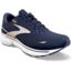 Brooks Ghost 15 Running Shoes - Mens, Wide, Peacoat/Blue/Orange Pop, 9.0, 1103932E439.090