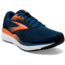 Brooks Ghost 16 Running Shoes - Mens, Blue Opal/Black/Nasturtium, 8.5, 1104181D474.085