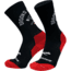 Brooks Ghost Crew Sock, Black/Nightlife/Red, XL, 280495014.040