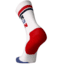 Brooks Ghost Crew Sock, White/Run USA, S, 280495107.025