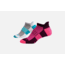 Brooks Ghost Midweight Running Socks, Pack of 2, Currant/Brite Pink + Oxford/Te, Medium 741543-Currant/Brite Pink + Oxford/Te-M