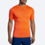 Brooks High Point Short Sleeve T-Shirt - Mens, Bright Orange, Medium, 211475836.030