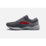 Brooks Launch 5 Mens Road Running Shoes, Ebony/Grey/Red, 15 US, Medium, 1102781D014.150