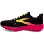 Brooks Launch 9 Running Shoes - Mens, Black/Pink/Yellow, 14.0, 1103861D016.140