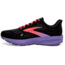 Brooks Launch 9 Running Shoes - Womens, Medium, Black/Coral/Purple, 10.5, 1203731B026.105