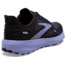 Brooks Launch 9 Running Shoes - Womens, Wide, Black/Ebony/Purple, 10.5, 1203731D060.105