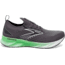 Brooks Levitate StealthFit 6 Running Shoes - Mens, Blackened Pearl/Green/White, 7.0, 1103971D323.070
