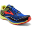 Brooks Mazama Trail Running Shoe - Men's-Blue/Lime/Red-Medium-13