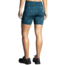 Brooks Moment 5in Short Tight - Womens, Denim/Run USA, L, 221584445.035