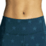 Brooks Moment 5in Short Tight - Womens, Denim/Run USA, L, 221584445.035