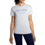 Brooks Run Happy Smile T-Shirt - Women's-Heather Sterling-Medium