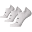 Brooks Run-In No Show 3-Pack Sock, White, L, 280493100.035