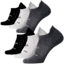 Brooks Run-In No Show 6-Pack Sock, Asphalt/White/Black, M, 280494002.030
