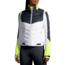 Brooks Run Visible Insulated Vest - Womens, White/Asphalt/Nightlife, M, 221561134.030