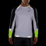 Brooks Run Visible Long Sleeve - Mens, White/Asphalt/Nightlife, S, 211408134.025