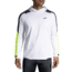 Brooks Run Visible Thermal Hoodie - Mens, Large, White/Asphalt/Nightlife, 211411134.035