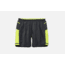 Brooks Sherpa 7 Inch 2-in-1 Mens Running Short, Asphalt Squares/Lime, Medium, 211138-AphltSquar/Lime-M
