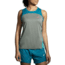 Brooks Sprint Free Tank 2.0 - Womens, Dark Pebble/Lagoon/Nile Green, M, 221605367.030
