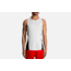 Brooks Stealth Men's Running Singlet, White/Black, 2XL 211140-White/Black-XXL