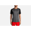 Brooks Stealth Men's Short Sleeve Running Shirt, Asphalt/Black, Large 211139-Asphalt/Black-L
