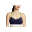 Brooks UpRise Crossback Sports Bra - Womens, White/Navy/Leaf, Large, 300614193.035