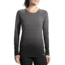 Brooks Women's Streaker Long Sleeve Running Shirt, Black/Oxford, Large, 221142036.035