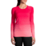 Brooks Women's Streaker Long Sleeve Running Shirt, Dahlia/Salmon, Small, 221142679.025