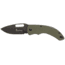 Browning Large Hidden Hollow Folding Knife, 3in, D2 Steel Drop Point Blade, Green G10 Handle, Boxed, 3220506B