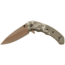 Browning Auric Folding Knife, 3.375in, D2 High Carbon Steel, Drop Point, G10 Handle, N, 3220483