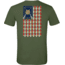 Browning Bg Men's T-shirt Shotgun Shell Flag X-large Military Green