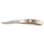 Browning Bone Bluff Folding Knife - Box, 2.625in, Swedish Sandvik 12C27, Clip Point, Bone Handle, N, 3220477B