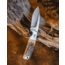 Browning Buckmark Hunter Fixed Blade Knife, 3in, 8Cr13MoV, Drop Point, Bone Handle, Leather, 3220509