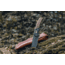 Browning Buckmark Hunter Large Fixed Blade Knife, 3.625in, 440-C, Drop Point, Wood Handle, Split Grain Leather, 3220397