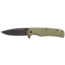 Browning Buckmark Slim Folding Knives, 3.125in, D2 High Carbon Steel, Drop Point, Sage Laminate Handle, N, 3220513