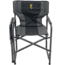 Browning Camping Rimfire Folding Chair w/Multi-Position Side Table, Charcoal/Gray, 8532558