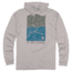Browning Hooded Graphic Long Sleeve Sun Shirt - Mens, Gray, 2XL, 3011809705