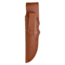 Browning Large Hunter Fixed Blade Knife, 3.625in, 440-C, Drop Point, Wood Handle, Split Grain Leather, 3220397B