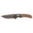 Browning Large Hunter Fixed Blade Knife, 3.625in, 440-C, Drop Point, Wood Handle, Split Grain Leather, 3220397B