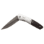 Browning Nine Mile 3in Folding Knife, Drop Point, D2 Tool Steel Blade, Wood Handle, Black, 3220471