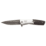 Browning Nine Mile 3in Folding Knife, Drop Point, D2 Tool Steel Blade, Wood Handle, Black, 3220471