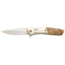 Browning Nine Mile Folding Knife, 3in, D2 High Carbon Steel, Drop Point, Wood Handle, N, 3220470