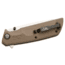 Browning Plateau Folding Knife, 3.25in, D2 High Carbon Steel, Cleaver, G10 Handle, N, 3220469