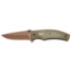 Browning Trailside Folding Knife, 3.5in, D2 High Carbon Steel, Drop Point, Laminate Handle, N, 3220466