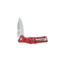 Bubba Sculpin Snips Folding Knife, 2.5in, High Carbon Stainless Steel Blade, Textured G10 Scales, Red Handle, 1207202
