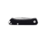 Buck Knives Saunter Folding Knife, 3.75in Closed, 2.38in, 154CM SS, Satin Drop Point Blade, Black Canvas Micarta Handle, 13476