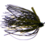 Buckeye Lures Football Mop Jig, 1/2 Oz, Green Pumpkin, BEL-FBMJGP12